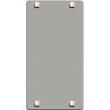 Lorell Do-it-Yourself Frameless Corkboard 36" Board Height x 18" Board Width - Gray Cork Surface - Frameless - Aluminum Frame - 1 Each (LLR18326)