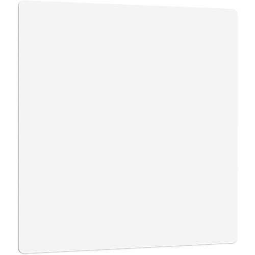 Lorell DIY Frameless Magnetic Glass Board 36" (3 ft) Width x 36" (3 ft) Height - White Glass Surface - Aluminum Frame - Rectangle - Magnetic - 1 Each (LLR18324)