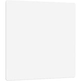 Lorell DIY Frameless Magnetic Glass Board 36" (3 ft) Width x 36" (3 ft) Height - White Glass Surface - Aluminum Frame - Rectangle - Magnetic - 1 Each (LLR18324)