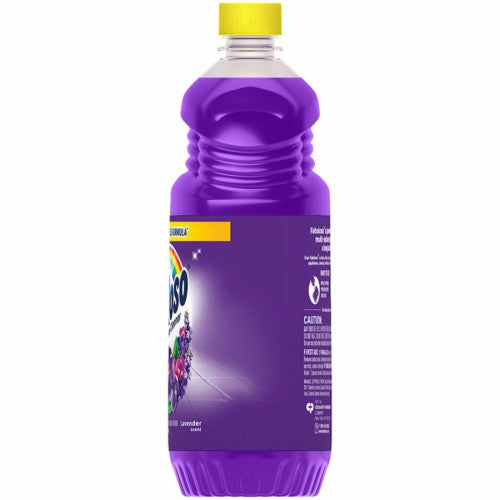 Fabuloso® All-Purpose Cleaner, Lavender Scent, 56 oz. Bottle 56 fl oz (1.8 quart) - Lavender Scent - Rinse-free, Residue-free, Long Lasting, Easy to Use - Purple Bottle - 1 Each (153041)