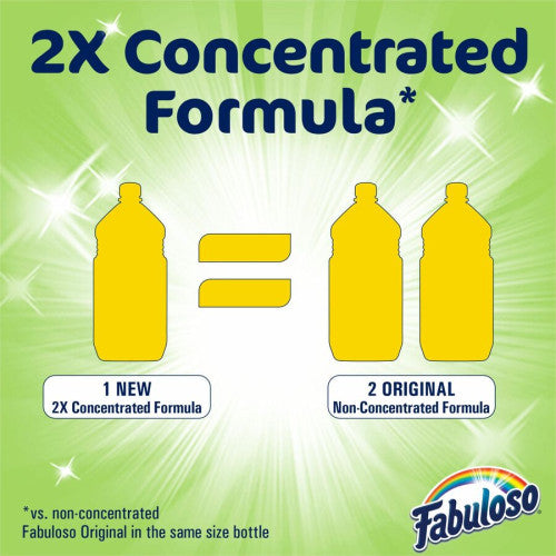 Fabuloso® All-Purpose Cleaner, Lavender Scent, 33.8 oz., 12 Bottles 33.8 fl oz (1.1 quart) - Lavender Scent - Rinse-free, Residue-free, Long Lasting - Lavender - 12 / Carton (153096CT)