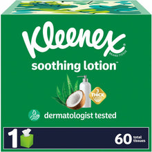 Kleenex® Soothing Lotion Tissues, 3-Ply, 60 Sheet Box, 27 Boxes 3 Ply - WhiteBox - 60/Box - 27 / Carton (54271CT)
