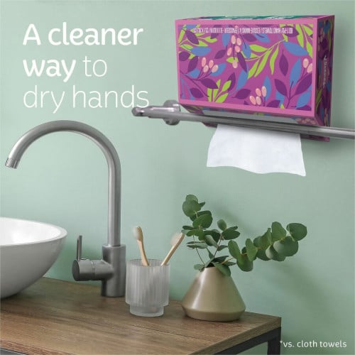 Kleenex Disposable Hand Towels 1 Ply - 8" Width x 9.10" Length - White - Paper/ - 60 / Box (38586)