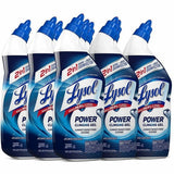 Lysol® Toilet Bowl Power Cleaning Gel, 24 oz Bottle., 9 Bottles 24 fl oz (0.8 quart) - Atlantic Fresh Scent - Disinfectant - Blue Bottle - 9 / Carton (98012CT)