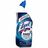 Lysol® Toilet Bowl Power Cleaning Gel, 24 oz Bottle., 9 Bottles 24 fl oz (0.8 quart) - Atlantic Fresh Scent - Disinfectant - Blue Bottle - 9 / Carton (98012CT)