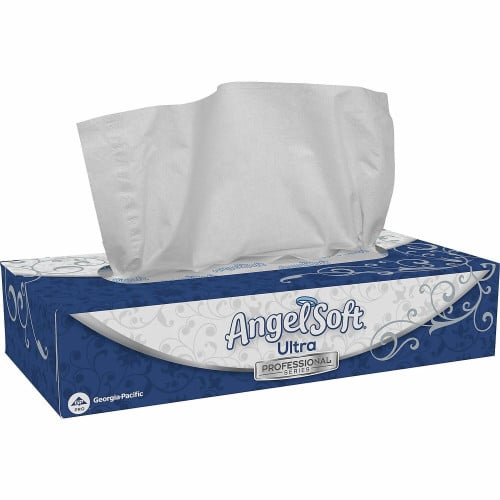 Angel Soft Professional Series Facial Tissue 2 Ply - WhiteBox - 126/Box - 30 / Carton (49590)