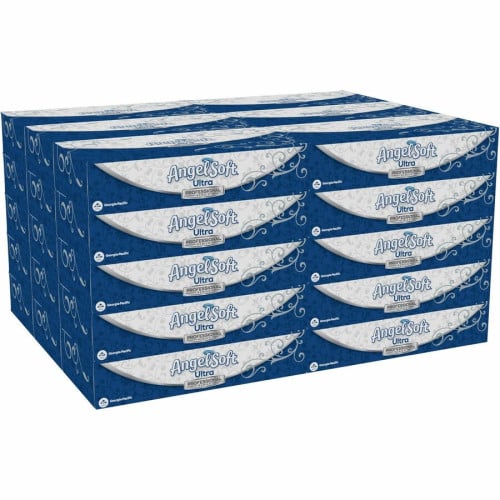 Angel Soft Professional Series Facial Tissue 2 Ply - WhiteBox - 126/Box - 30 / Carton (49590)