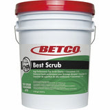Betco Best Scrub Floor Cleaner Concentrate - 640 fl oz (20 quart) - 8 to 10 pH - Pleasant Scent - Low Foaming, Pleasant Scent, Residue-free - Green - 1 Each (6700500)