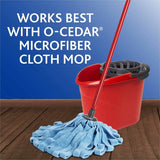 O-Cedar QuickWring Bucket 2.50 gal - Handle, Wringer - Red, Gray - 1 Each (164196)