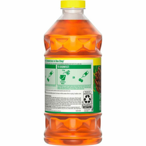 Pine-Sol Multi-Surface Cleaner For Multi Surface - Concentrate - Liquid - 40 fl oz (1.3 quart) - Original Scent - Deodorize, Disinfectant, Dilutable - Yellow - 8 / Carton (60164CT)