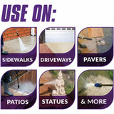 Simple Green Concrete/Driveway Cleaner Concentrate For Concrete, Patio, Masonry - Concentrate - Liquid - 128 fl oz (4 quart) - Bleach-free, Fast Acting, Non-flammable - Purple - 1 Each (18233)