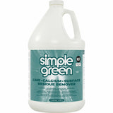 Simple Green Lime-Calcium-Surface Residue Remover For Multi Surface, Multipurpose - 128 fl oz (4 quart) - Pleasant, Wintergreen Scent - Deodorize, Bleach-free, Ammonia-free, Phosphorous-free, Non-abrasive - Turquoise - 1 Each (1700128)