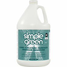 Simple Green Lime-Calcium-Surface Residue Remover For Multi Surface, Multipurpose - 128 fl oz (4 quart) - Pleasant, Wintergreen Scent - Deodorize, Bleach-free, Ammonia-free, Phosphorous-free, Non-abrasive - Turquoise - 1 Each (1700128)