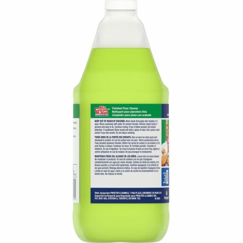 Mr. Clean Pro. All-Purpose Floor Cleaner For Multi Surface, Multipurpose - Concentrate - 128 fl oz (4 quart) - Fresh Lemon Scent - Recommended For: Grease Remover, Dirt Remover, Soil Remover, Grime Remover - Rinse-free, Benzene-free, BPA-free, Alk (39949)
