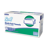 Scott Multi-Fold Towels, Absorbency Pockets, 1-Ply, 9.2 x 9.4, 250/Pack, 16 Packs/Carton (08009)