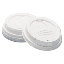 Dixie Dome Hot Drink Lids, Fits 8 oz Cups, White, 100/Sleeve, 10 Sleeves/Carton (D9538)