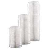 Dart Portion/Souffle Cup Lids, Fits 0.5 oz to 1 oz Cups, PET, Clear, 125 Pack, 20 Packs/Carton (PL100N)