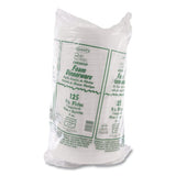 Dart Concorde Foam Plate, 3-Compartment Plate, 9" dia, White, 125/Pack, 4 Packs/Carton (9CPWCR)