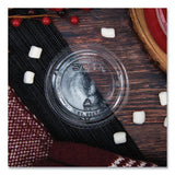 Non-Vented Cup Lids, Fits 9 oz to 22 oz Cups, Clear, 1,000/Carton