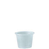 Dart Polystyrene Portion Cups, 1 oz, Translucent, 2,500/Carton (P100N)