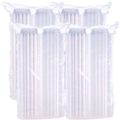Dart ClearSeal Hinged-Lid Plastic Containers, 5.8 x 6 x 3, Clear, Plastic, 125/Pack, 4 Packs/Carton (C57PST1)