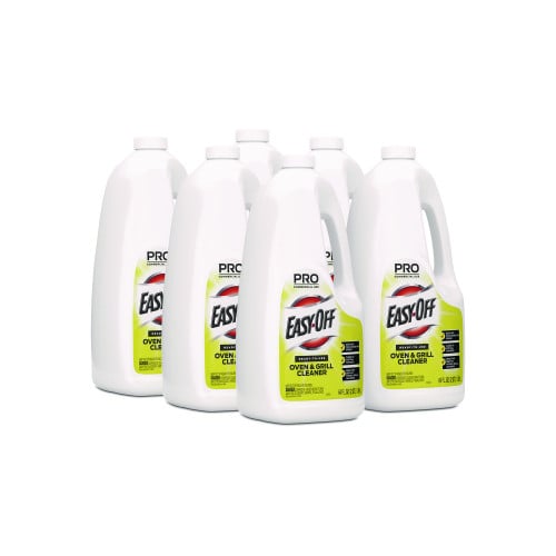 EASY-OFF Ready-to-Use Oven and Grill Cleaner, Liquid, 2 qt Bottle, 6/Carton (80689CT)