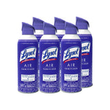 LYSOL Air Sanitizer Spray, Light Breeze Scent, 10 oz Aerosol Can, 6/Carton (99394CT)