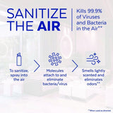 LYSOL Air Sanitizer Spray, Light Breeze Scent, 10 oz Aerosol Can, 6/Carton (99394CT)