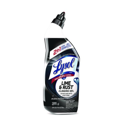 Lysol® Toilet Bowl Cleaner, Lime/Rust Remover, 24 oz. Bottle (98013EA)