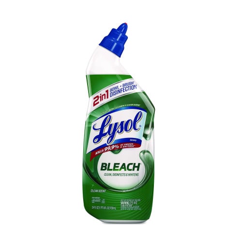 Lysol® Toilet Bowl Disinfectant Cleaner with Bleach, 24 oz., 9 Bottles (98014)