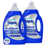 Dawn® Platinum Dish Soap, Refreshing Rain, 54.8 oz, 2 Bottles (04504)
