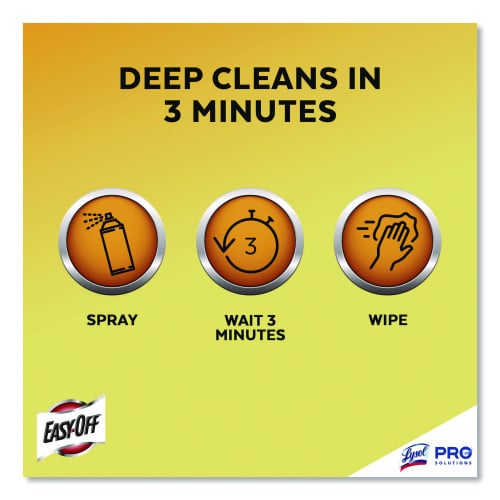 EASY-OFF Oven and Grill Cleaner, 24 oz Aerosol, 6/Carton (85261)