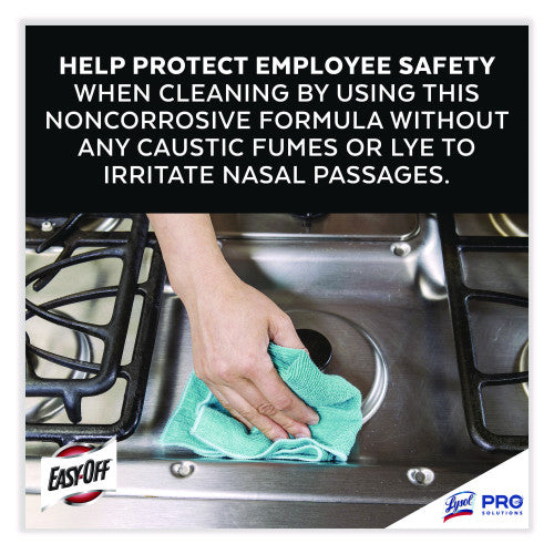 EASY-OFF Fume Free Max Oven Cleaner, Foam, Lemon, 24 oz Aerosol Spray, 6/Carton (85260)