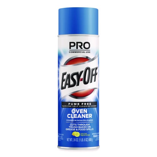 EASY-OFF Fume Free Max Oven Cleaner, Foam, Lemon, 24 oz Aerosol Spray, 6/Carton (85260)
