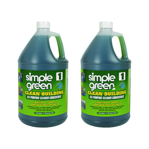 simple green Clean Building All-Purpose Cleaner Concentrate, 1 gal Bottle, 2/Carton (11001CT)