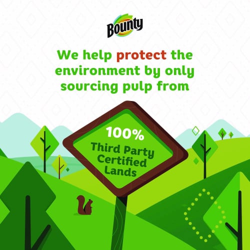 Bounty® Essentials Kitchen Paper Towels, 2-Ply, 108 Sheets, 12 Rolls (11093)