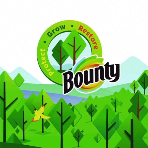 Bounty® Essentials Kitchen Paper Towels, 2-Ply, 108 Sheets, 12 Rolls (11093)