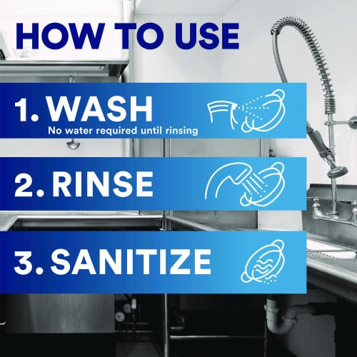 Dawn Heavy Duty Powerwash Commercial Dish Spray, 16 oz, 6 Pack: 6 Starter Kits (12301)