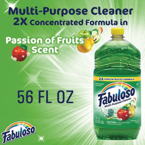 Fabuloso® Multi-use Cleaner, Passion Fruit, 56 oz., 6 Bottles (53043)