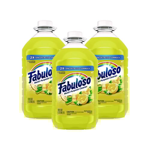Fabuloso® Multi-use Cleaner, Lemon Scent, 169 oz., 3 Bottles (96987)