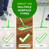 Swiffer Heavy-Duty Dry Refill Cloths, 10.3 x 7.8, White, 20/Pack, 4 Packs/Carton (77197)