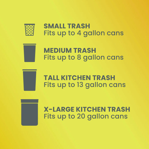 Glad ForceFlex Kitchen Drawstring Trash Bags, 13 gal, Fresh Clean Scent, 24" x 27.38", White, 80/Box (78899BX)