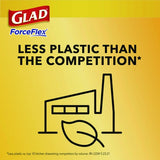 Glad ForceFlex Kitchen Drawstring Trash Bags, 13 gal, Lavender Breeze Scent, 24" x 27.38", White, 80 Bags/BX, 3 BX/CT (78902)