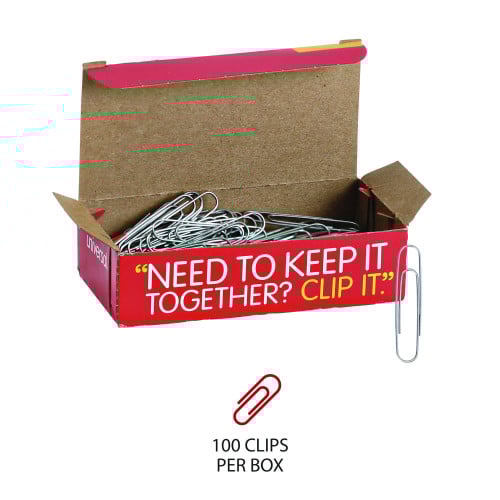 Universal Paper Clips, Jumbo, Smooth, Silver, 100 Clips/Box, 10 Boxes/Pack (UNV72220)