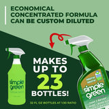 simple green Industrial Cleaner and Degreaser, Concentrated, 24 oz Spray Bottle (13012)