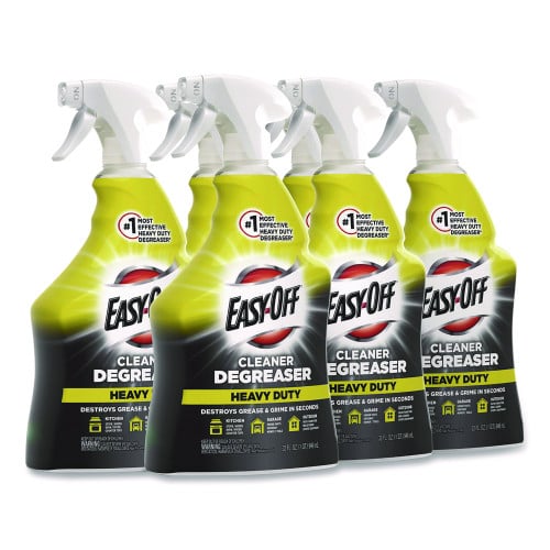 EASY-OFF Heavy Duty Cleaner Degreaser, 32 oz Spray Bottle, 6/Carton (99624)