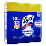 Lysol® Disinfecting Wipes, Lemon Lime, 35 Wipes, 12 Canisters (82159CT)