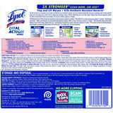 Lysol® Dual Action Disinfecting Wipes, 1-Ply, 75 Wipes per Canister, 6 Canisters (81700CT)