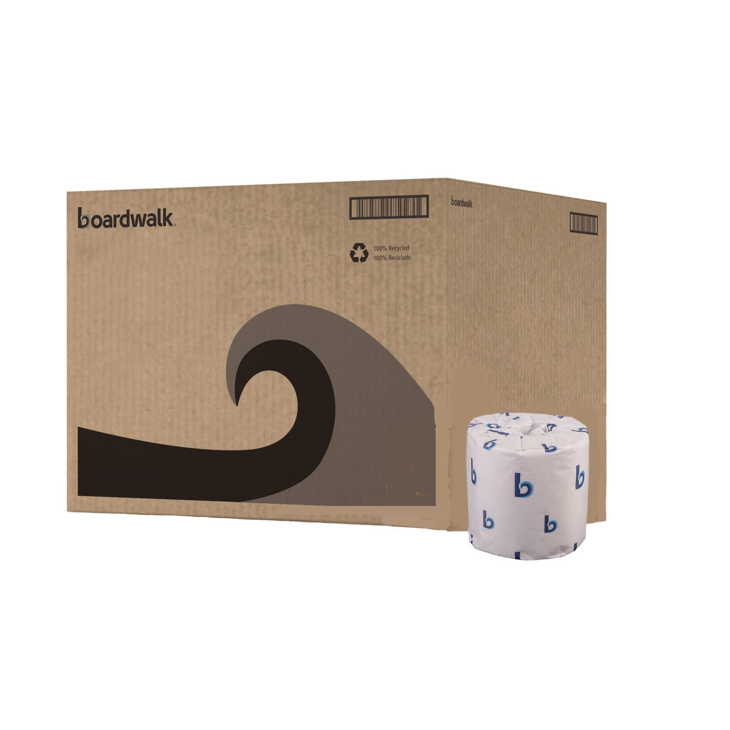 Boardwalk® Standard Toilet Paper, 2-Ply, 400 Sheets, 96 Rolls (BWK6144)