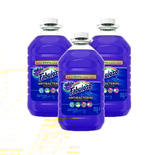 Fabuloso® Antibacterial Cleaner, Lavender Scent, 169 oz., 3 Bottles (99507)